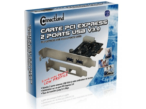 CONNECTLAND - Carte PCI 2 Ports USB 3.0